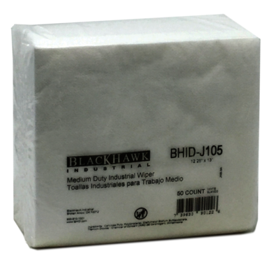 BHID-J105, 12.25 x 13 in, White, Medium Duty, Wiper