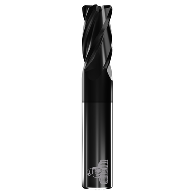 CEM0300MMR4020TiCN, 4 Flutes, 3 mm, TiCN, Carbide, Corner Radius End Mill