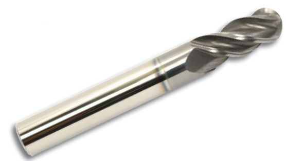 5 mm Shank Diameter 75 mm Length Uncoated 5 mm Cutting Diameter SGS 43308 3XLMB 2 Flute Ball End General Purpose End Mill 25 mm Cutting Length