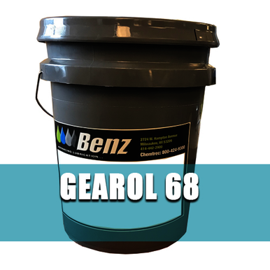 Benz Oil 424001-030, 5 gal Pail, ISO 68, Gearol, Gear Oil