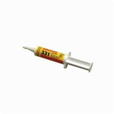 Loctite® 1057673 AA 331™ 1-Part General Purpose Ultra Fast Cure Structural Adhesive, 25 mL Syringe, Liquid, Pale Yellow, 1.1