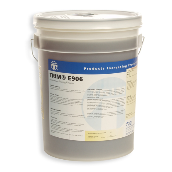 TRIM® E906 Premium Emulsion, 5 gal Pail, Liquid, Brown (Concentrate), Milky White (Working Solution)