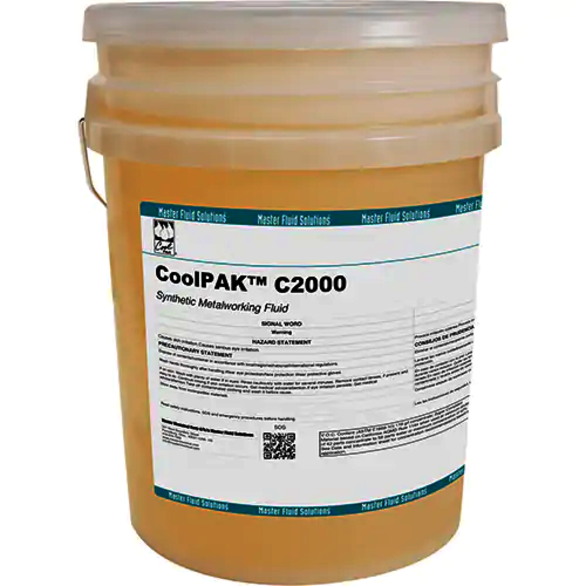 MASTER COOLPAKC2000/5, 5 gal, Pail, Clear, Synthetic Metalworking Fluid