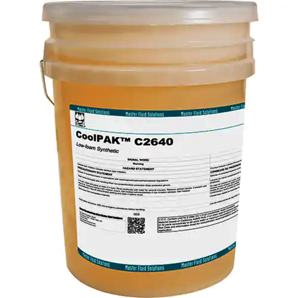 Master Fluid Solutions™ CoolPAK™ CPC2640/5 Low Foam Synthetic Metalworking Fluid, 5 gal Pail