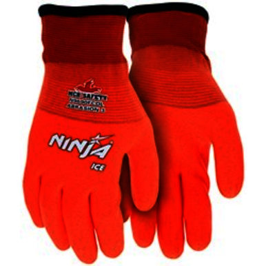 MCR Safety N9690FCOL Men's Size Large, Nylon / Acrylic, PVC Coating, Cold Weather Gloves
