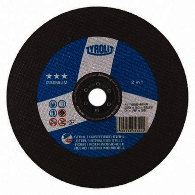 RADIAC 34301926, 4-1/2 in Wheel, 1/4 in Hole, Aluminum Oxide, Grinding Wheel