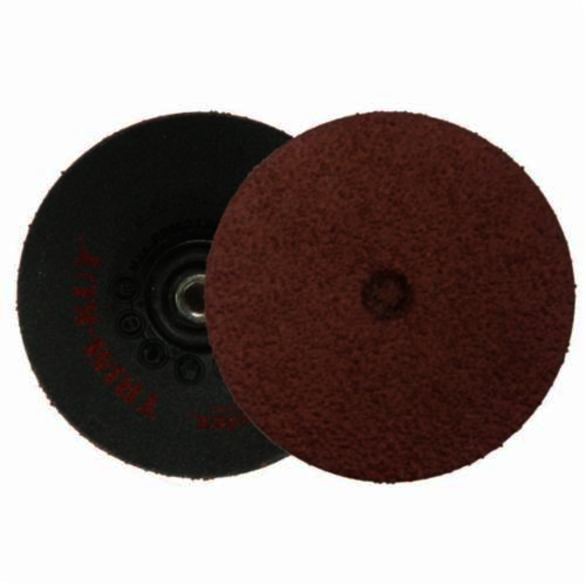 Trim-Kut 59300 Grinding Disc, 3 in Dia, 36 Grit, Very Coarse Grade, Aluminum Oxide Abrasive, Polymer Backing