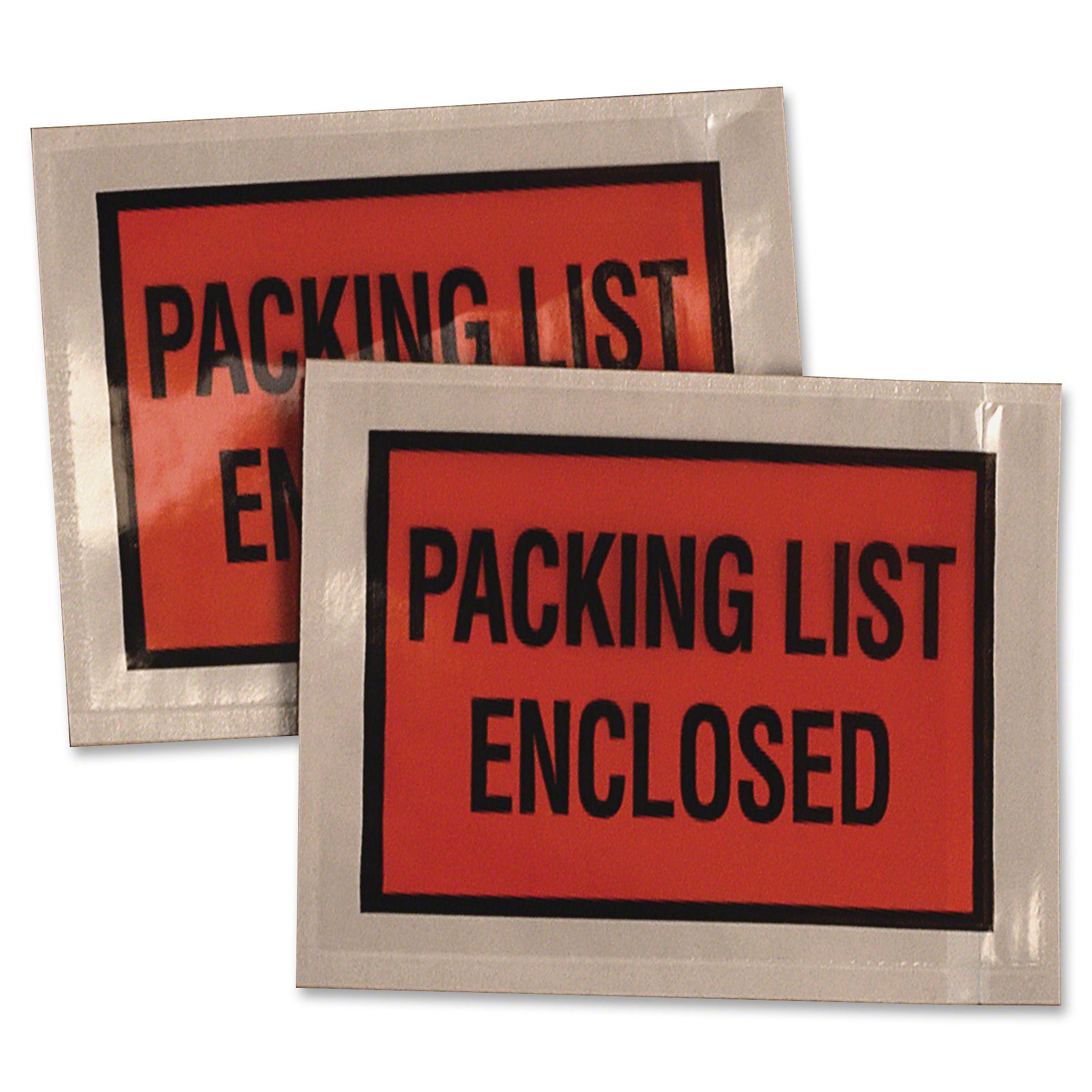 Packing List Envelopes