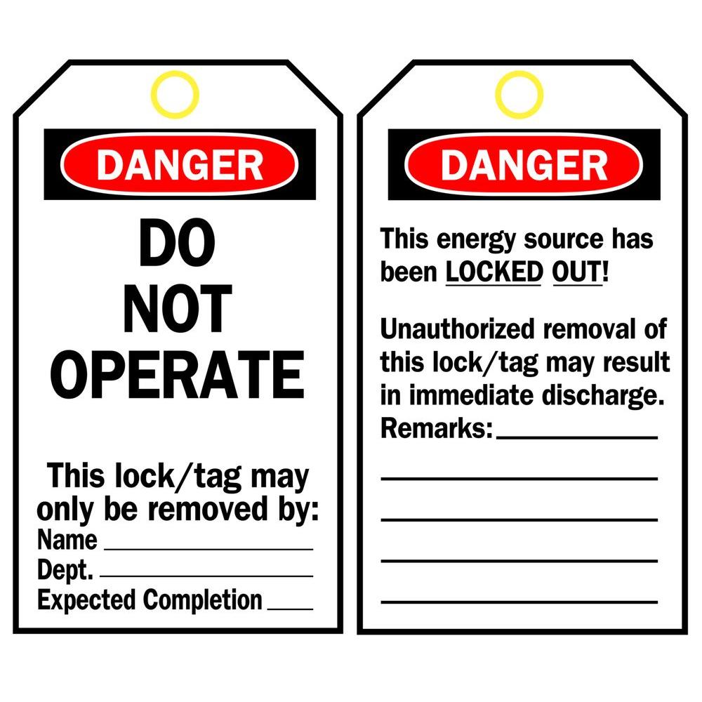 Lockout Tags & Labels